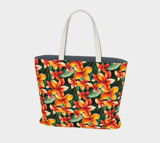 SHS Boutique Frangipanni Large Tote Bag