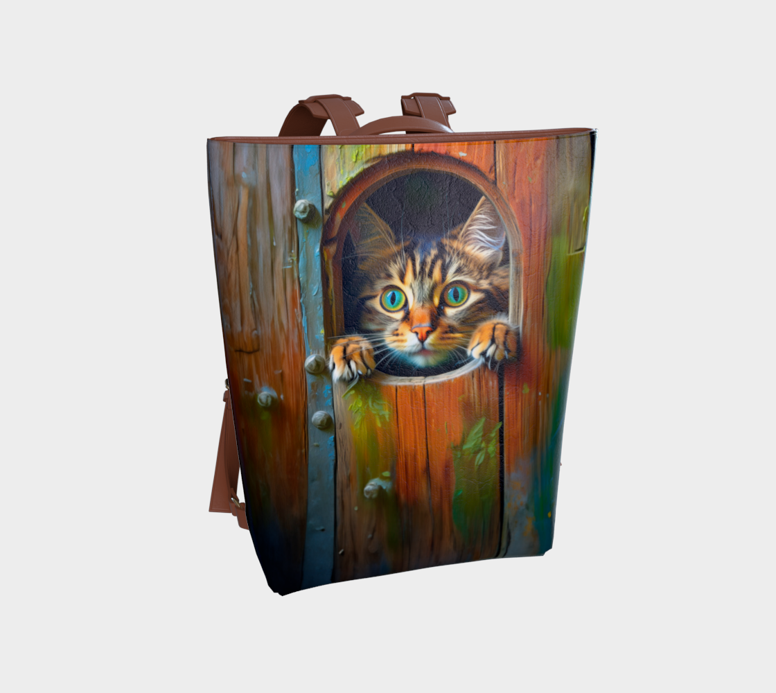 SHS Boutique Tabby Cat Backpack