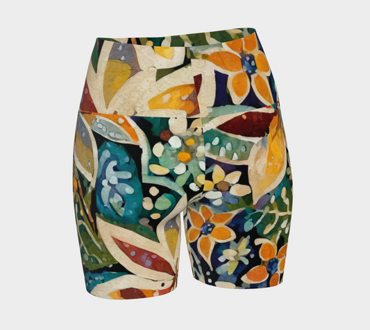 SHS Boutique Ditsy Flowers Yoga Shorts