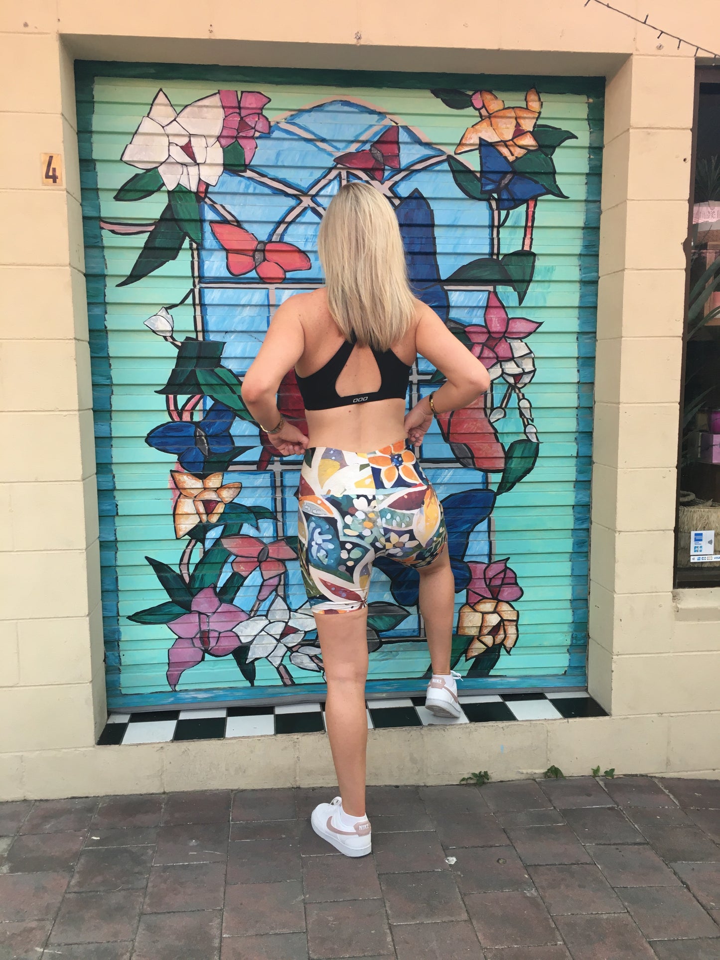 SHS Boutique Ditsy Flowers Yoga Shorts