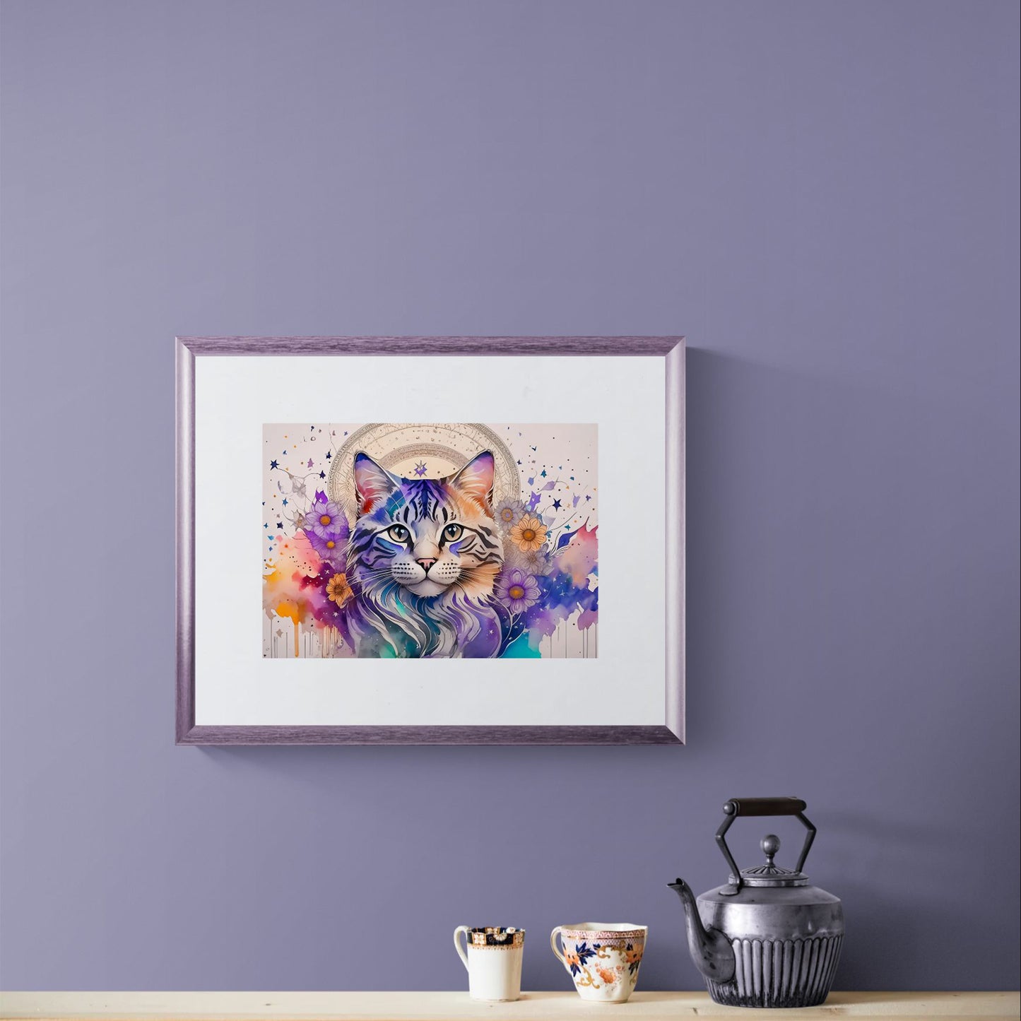 American Shorthair fine art print by Sue Schreiber — classic cat portrait wall art