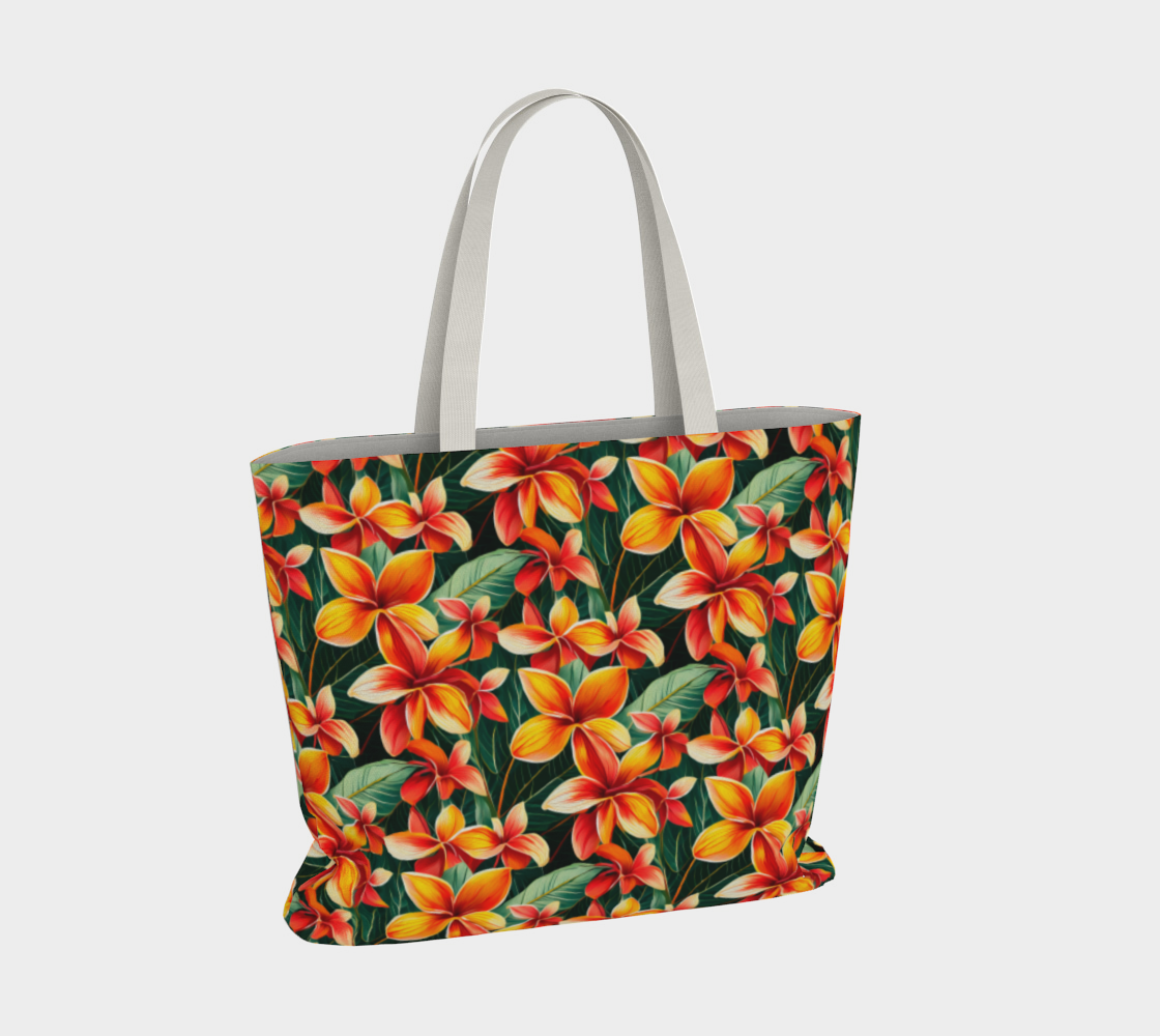 SHS Boutique Frangipanni Large Tote Bag