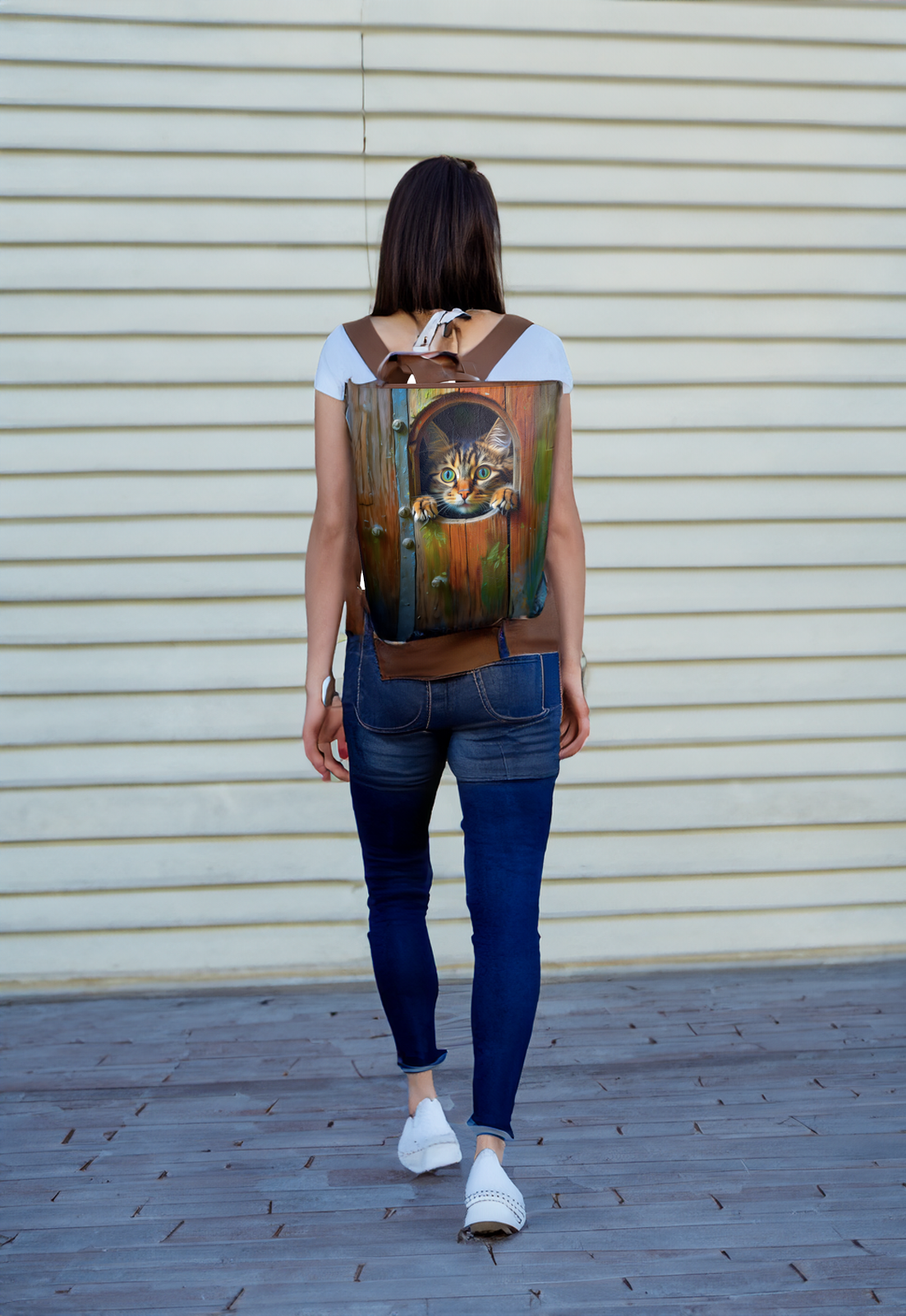 SHS Boutique Tabby Cat Backpack